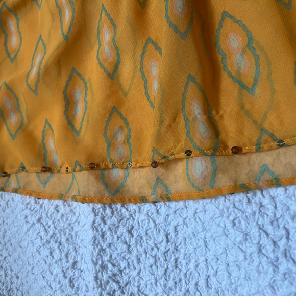 FREE PEOPLE TIE BACK SHEER TUNIC - Picture 7 of 7